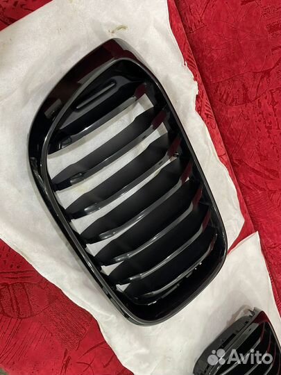 Решетка бампера BMW G 01, ноздри