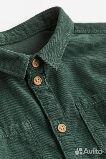 Вельветовая рубашка H&m80,86,92