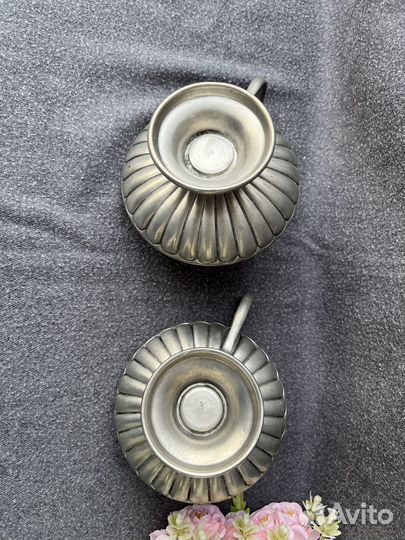 Подсвечник олово винтаж