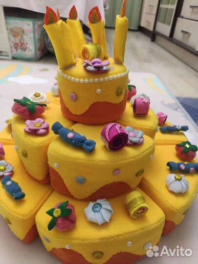 Мягкий торт с кусочками