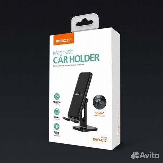 Подставка для телефона recci RHO-C17 Black