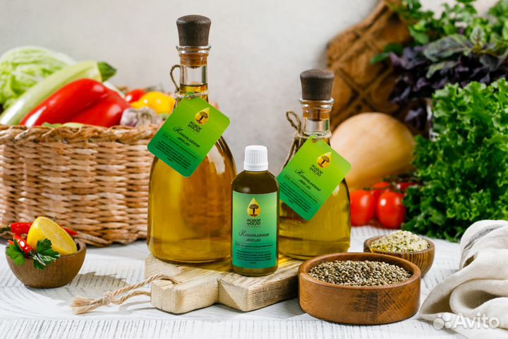 Масло сыродавленное конопляное