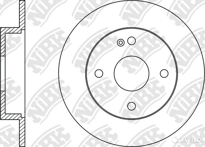 Диск тормозной NiBK RN11003 RN11003 NiBK