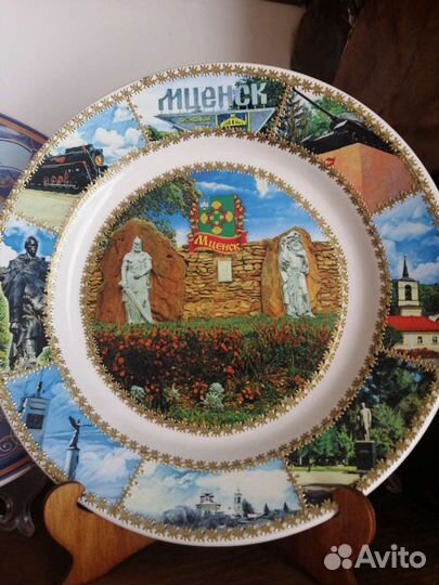 Коллекционные тарелочки разных городов
