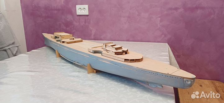 Сборная модель корабля Бисмарк 1:200