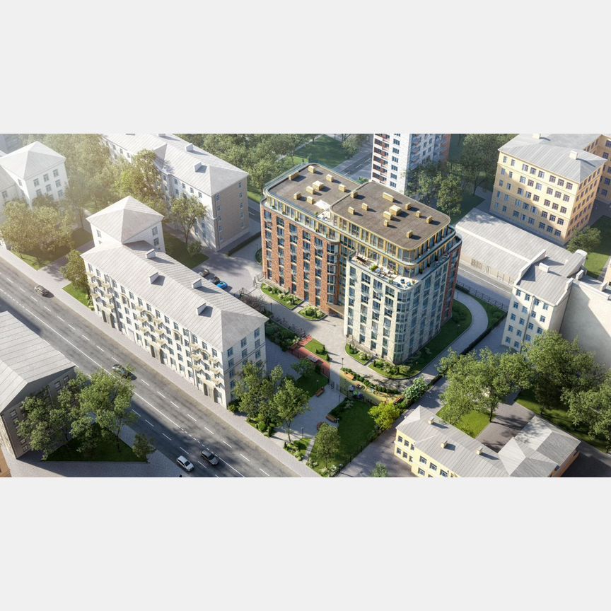 1-к. квартира, 66,2 м², 2/9 эт.