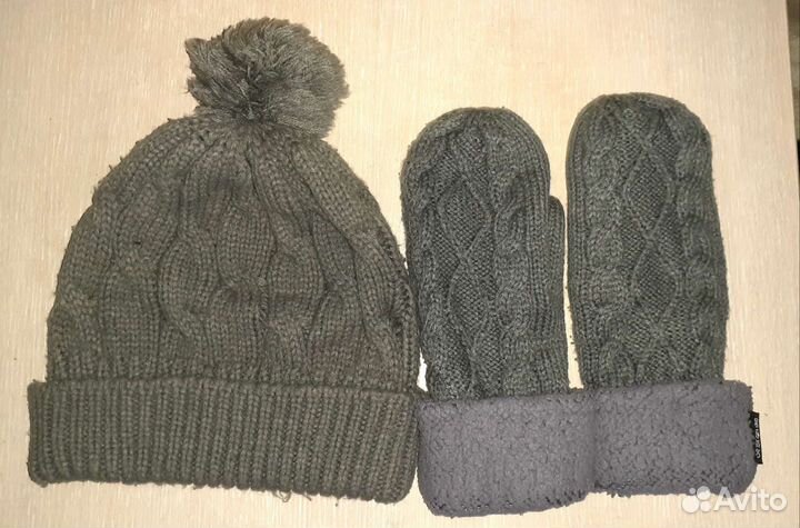 Шапка + варежки
