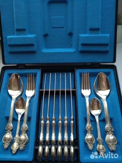 Набор столовых приборов мельхиор