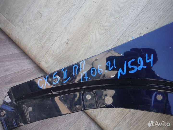 Крыло переднее правое №524 Mazda CX5 2 2019