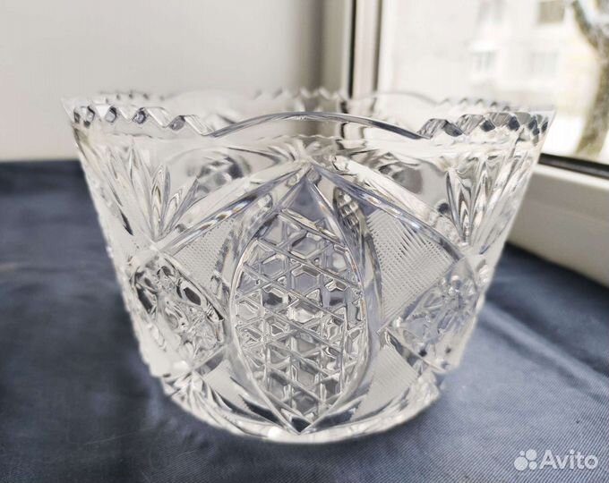 Хрустальная конфетница СССР