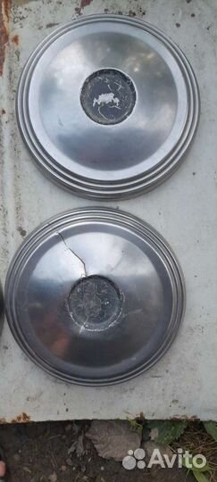 Хромовые колпаки на газ 24