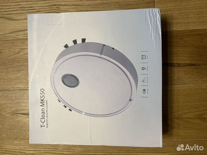Робот пылесос новый T-Clean MK550