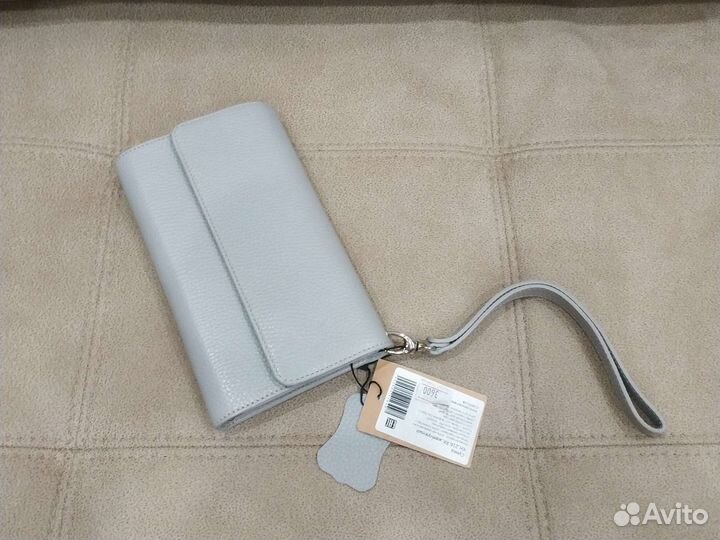 Сумочка клатч натуральная кожа