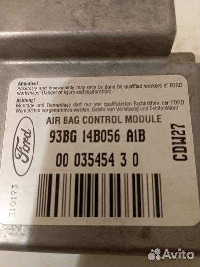 Блок управлен AIR BAG Ford Mondeo 93BG 14B056 A1B