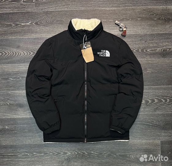 Куртка двухсторонняя The North Face унисекс барашк