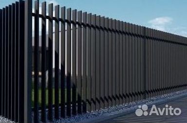 Забор лофт. Монтаж под ключ