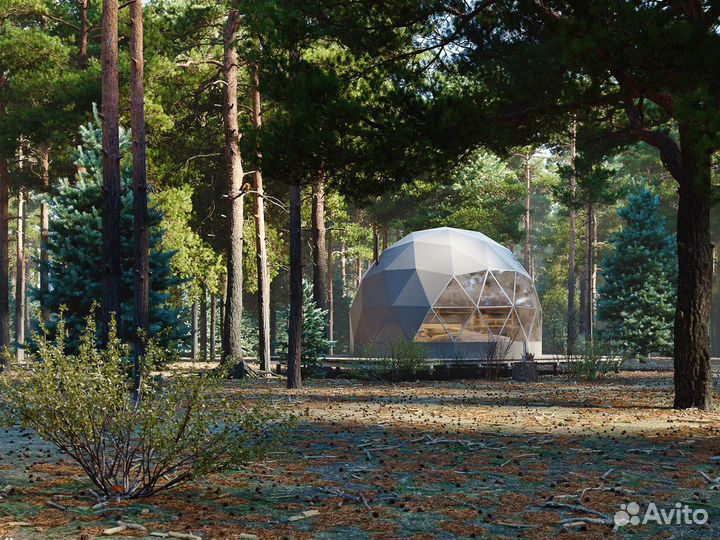 Шатер, геокупол, сфера для глэмпинга
