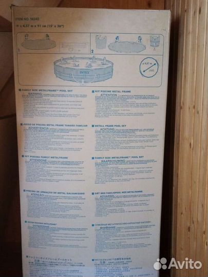 Каркасный бассейн intex