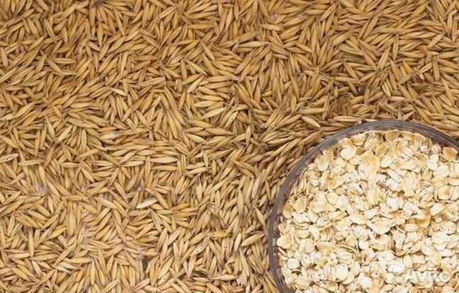 Овес в мешках