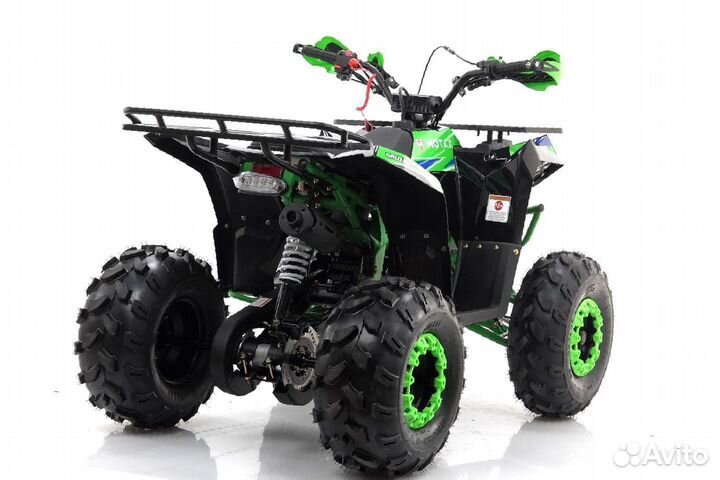 Детский квадроцикл 125 кубов Grizlik A125 зеленый