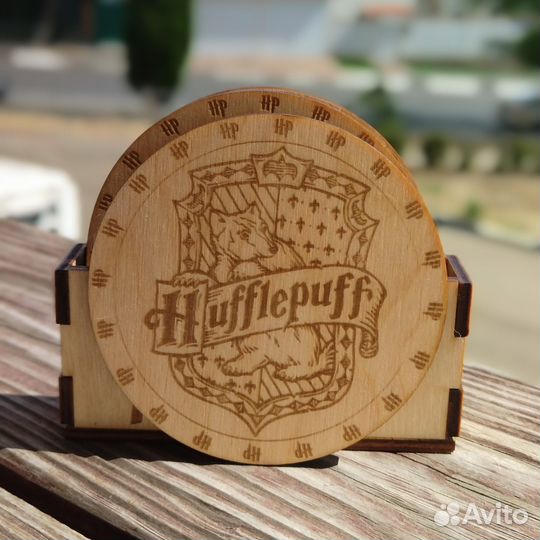 Подставка для кружек Гарри Поттер 4шт