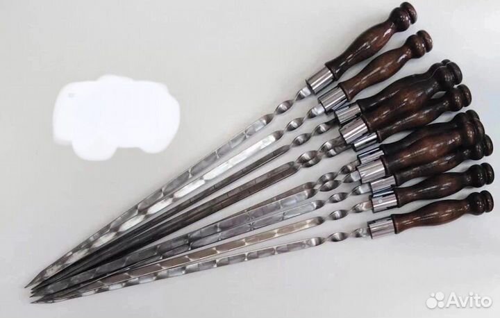 Шампура с деревянной ручкой