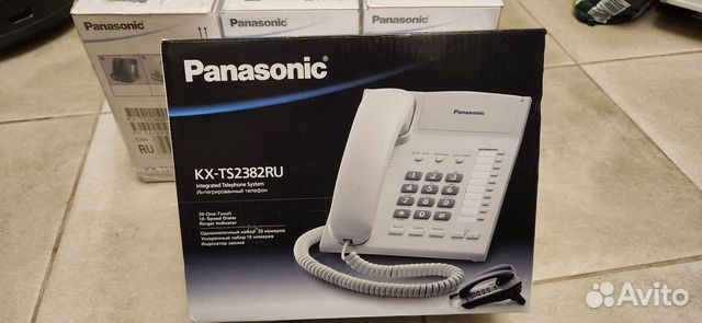 Телефон Panasonic KX-TS2382RU и KX-TS2362RUW