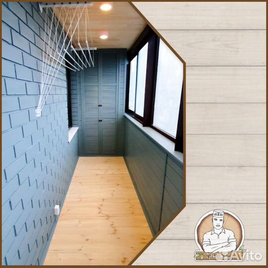 Обшивка, отделка балконов, лоджий