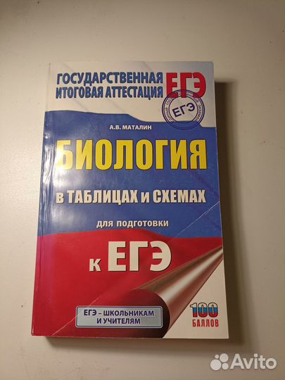 Биология в таблицах и схемах для подготовке к егэ