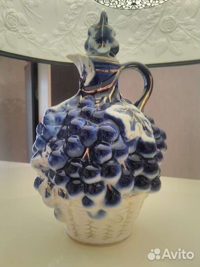 Цветной двухслойный хрусталь.Кобальтовый шик