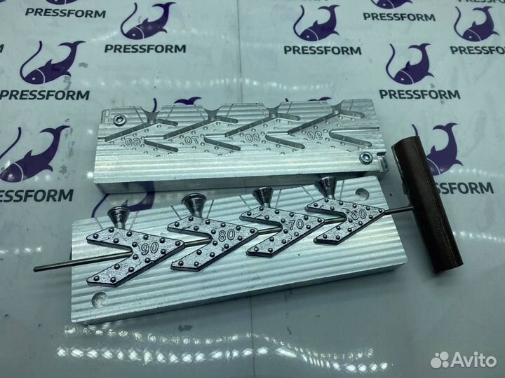 Форма чпу для литья грузил (Ласточкин хвост)