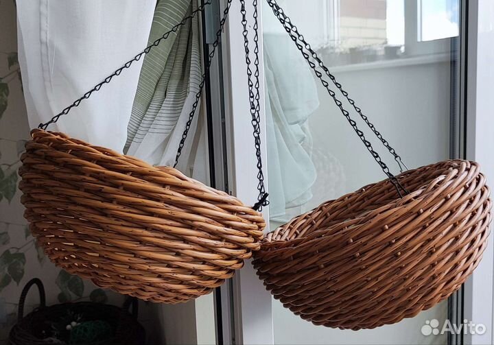 Кашпо из ротанга