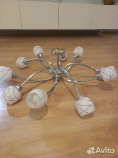 Люстра потолочная подвесная бу