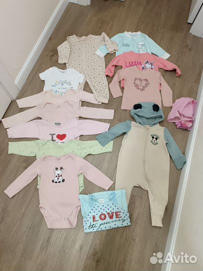 Бронь Вещи пакетом на девочку 74-80