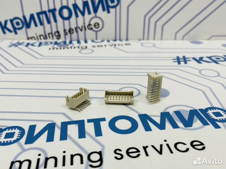 Разъемы пины 6pin 14pin 18pin папа мама для асика