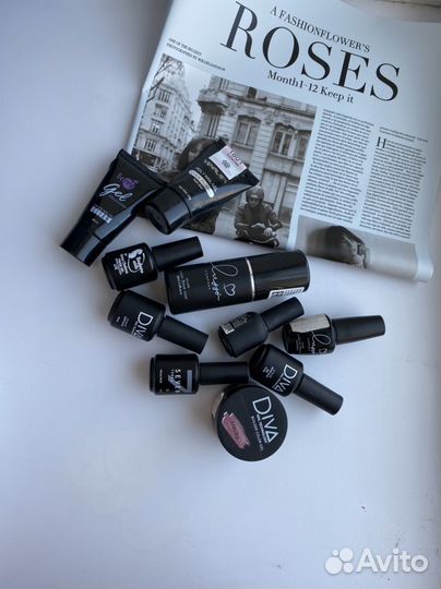 База и топ для гель лака, материалы для маникюра