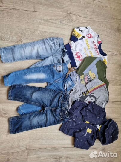 Детские вещи на мальчика 1-2г