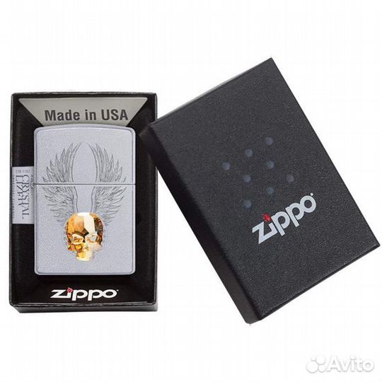 Zippo. Хрустальный череп.Коллекционная. Новая