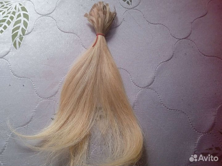 Волосы для наращивания блонд