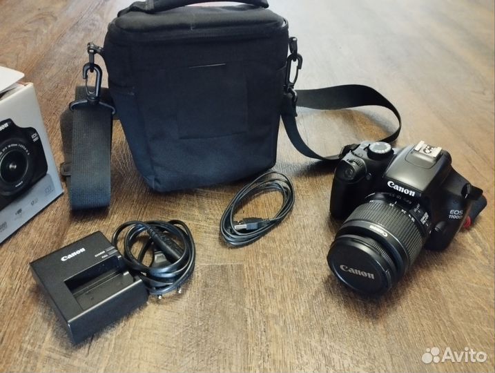 Зеркальный фотоаппарат canon eos 1100d Kit