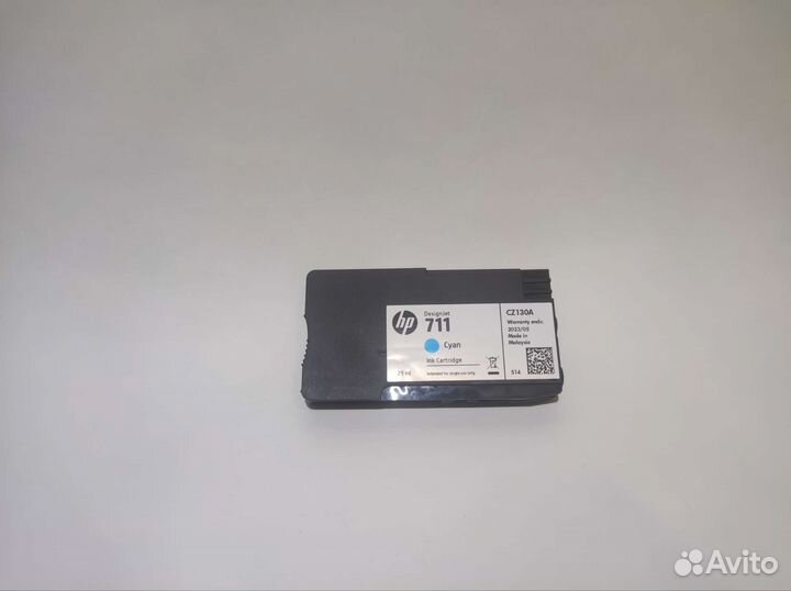 Струйный картридж hp711 синий