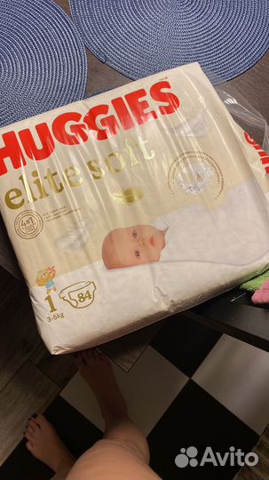 Подгузники huggies elite soft 1