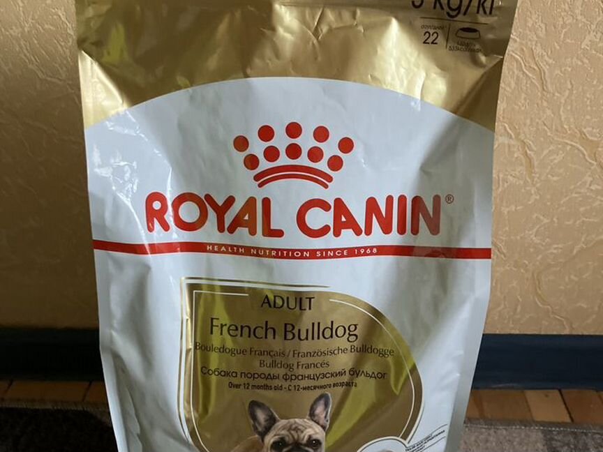 Корм для собак royal canin french buldog