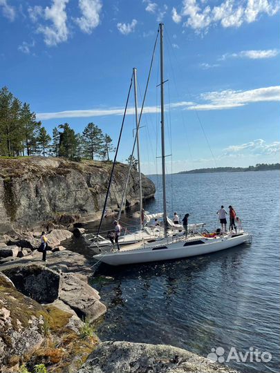 Прогулка на парусной яхте. Отдых на Белом море