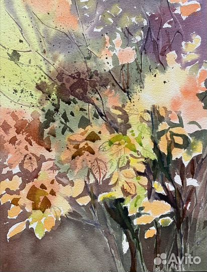 Рисунок акварелью