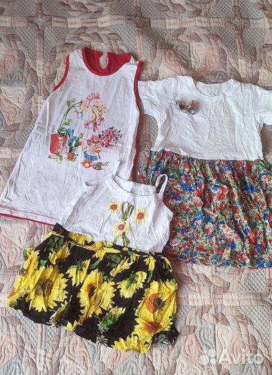 Вещи пакетом для девочки 1-2 года