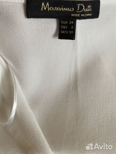 Новая белая блузка Massimo Dutti XS брюки Zara S