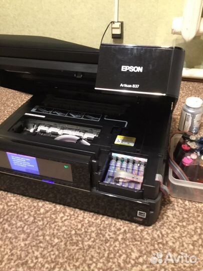 Цветной струйный мфу epson artisan837