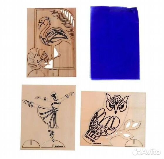 Набор выжигание по дереву Подставки для украшений