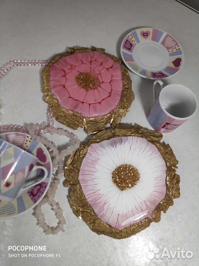 Подстаканники из эпоксидной смолы